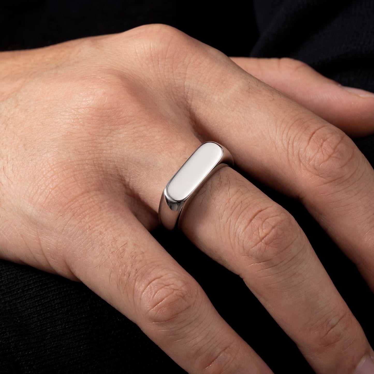 EDELSTAHL "SILVER ELSA" RING - ICERAIN JEWELRY