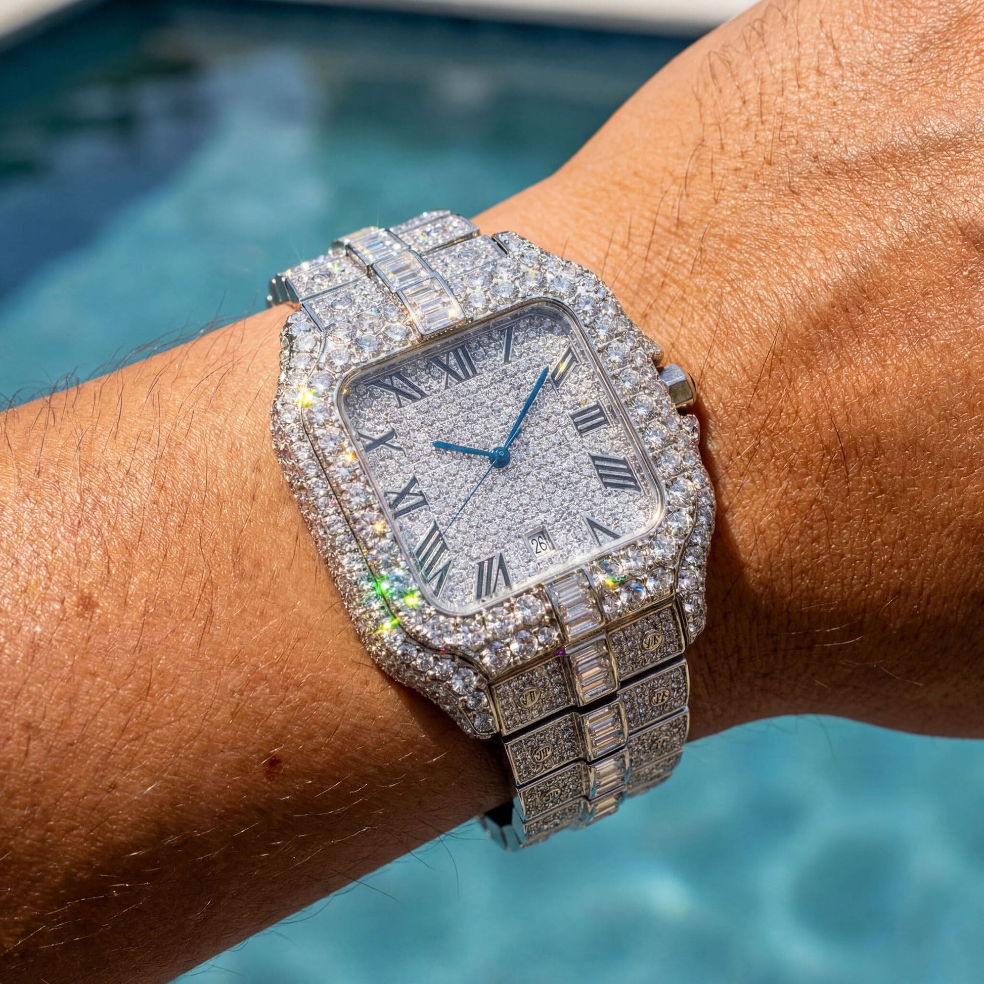 ICED OUT "PIAZZA V5" UHR - ICERAIN JEWELRY