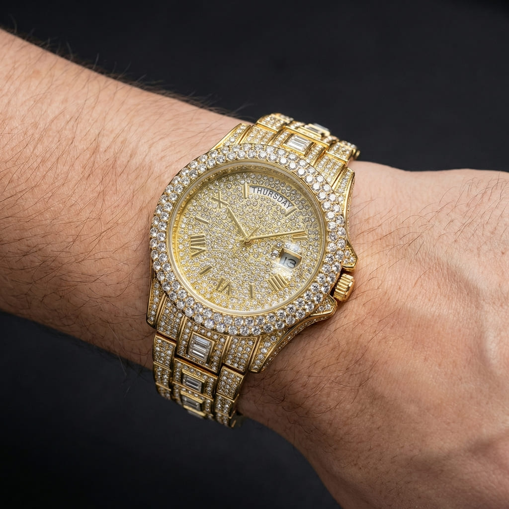 ICED OUT "PARAMONE" UHR - ICERAIN JEWELRY