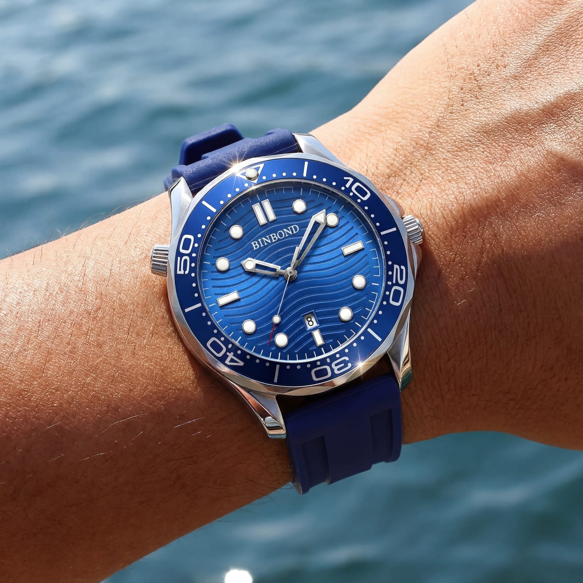 EDELSTAHL "SEAMOR" UHR - ICERAIN JEWELRY