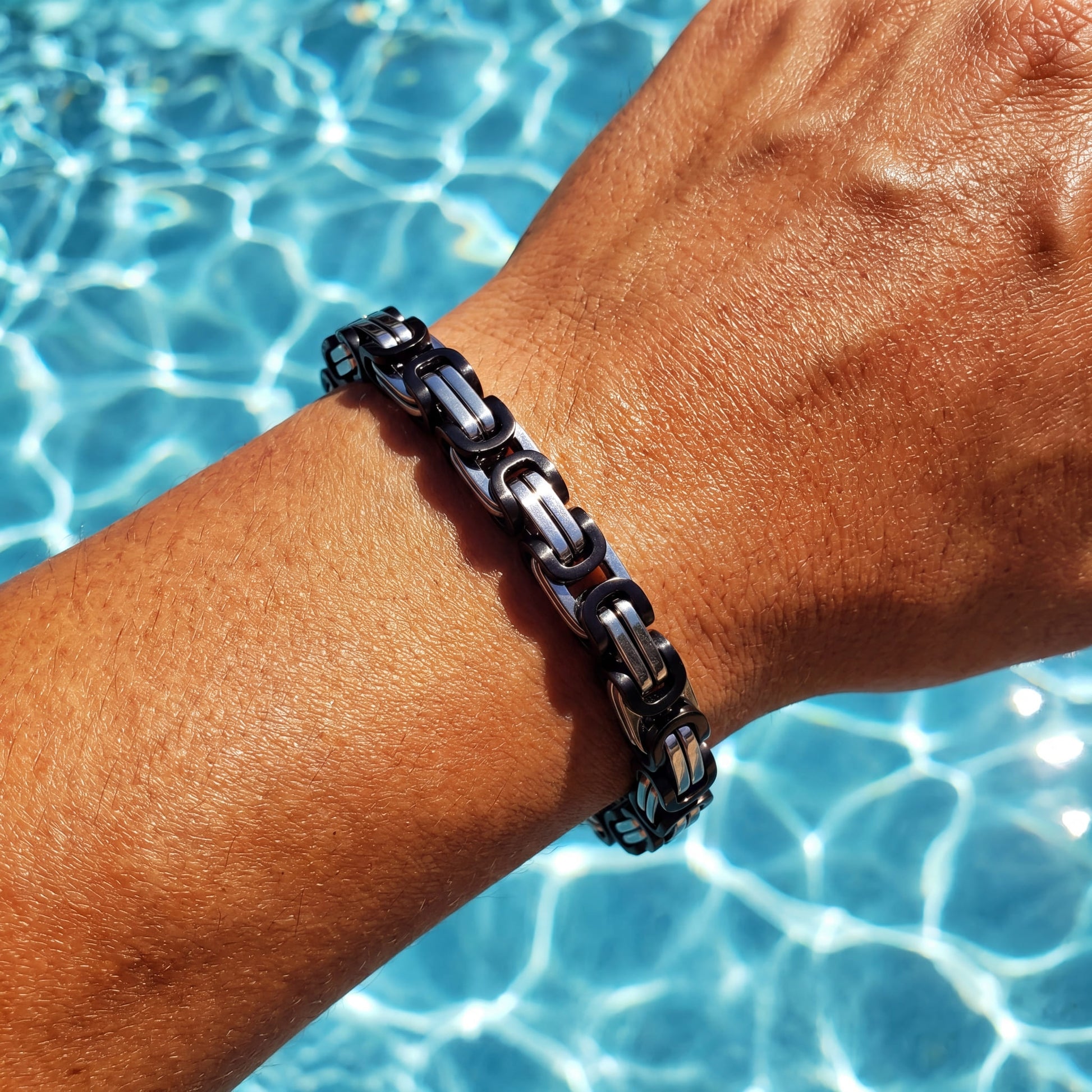 EDELSTAHL 8MM "KING" ARMBAND - ICERAIN JEWELRY