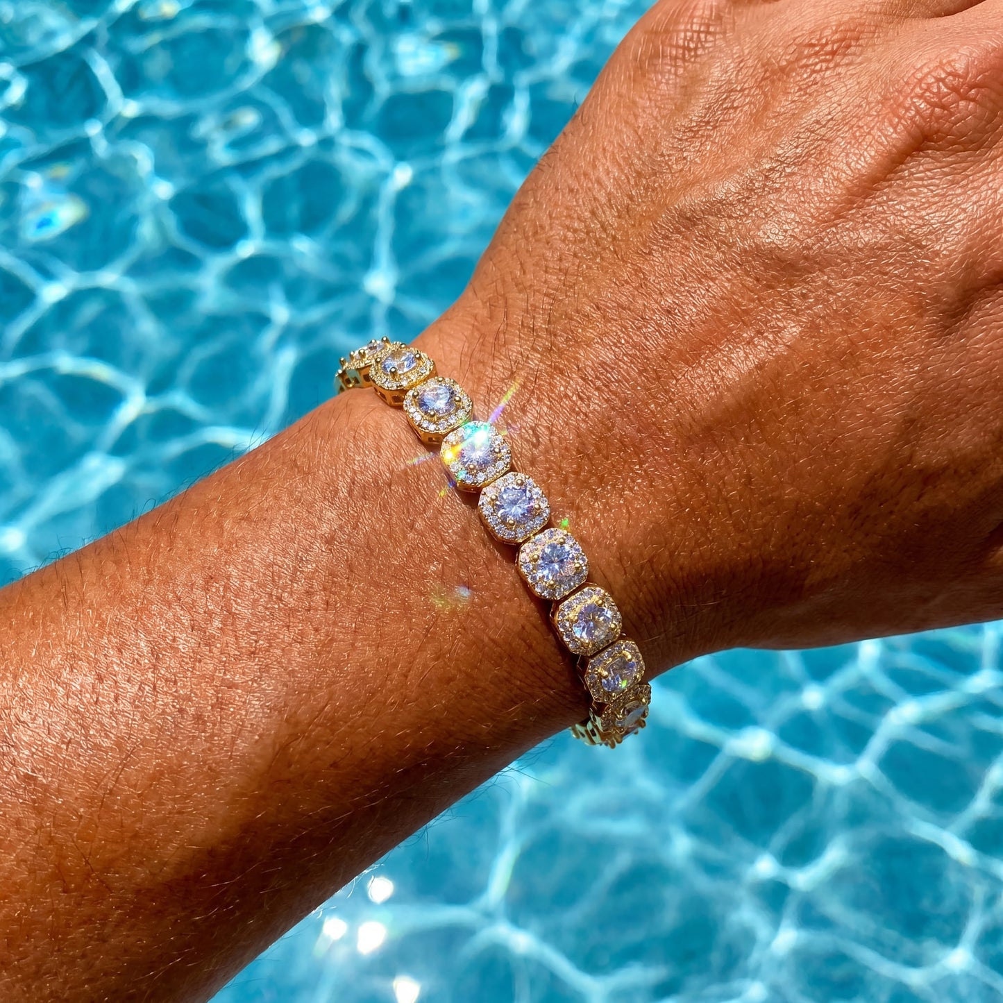 ICED OUT 8MM "CHARM" ARMBAND - ICERAIN JEWELRY