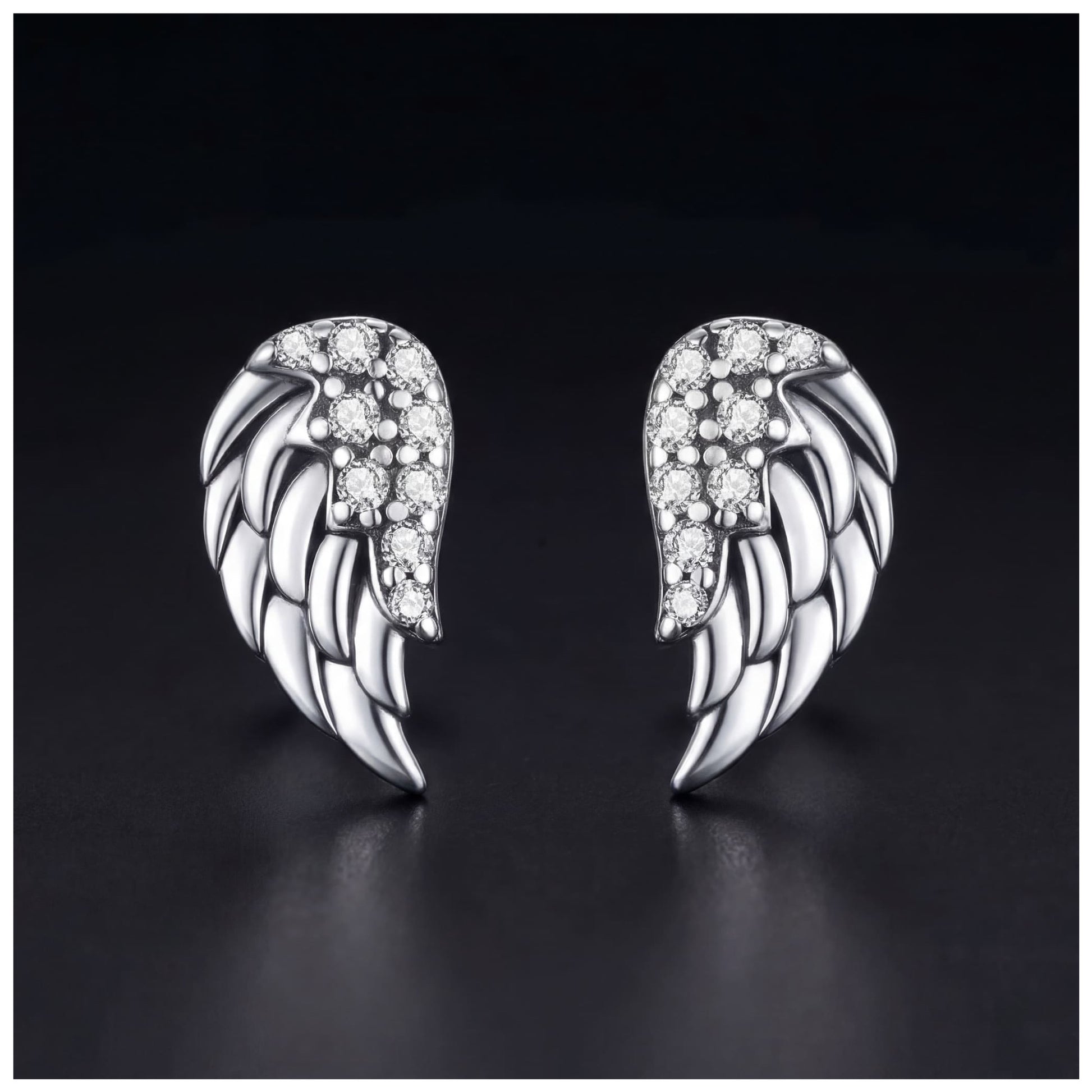 925S SILVER "ANGEL" OHRRINGE - ICERAIN JEWELRY