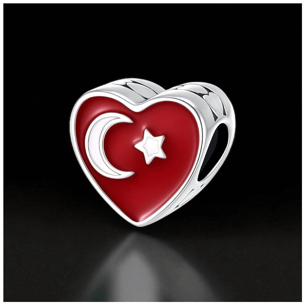 925S SILVER "TURKIYE" CHARM - ICERAIN JEWELRY