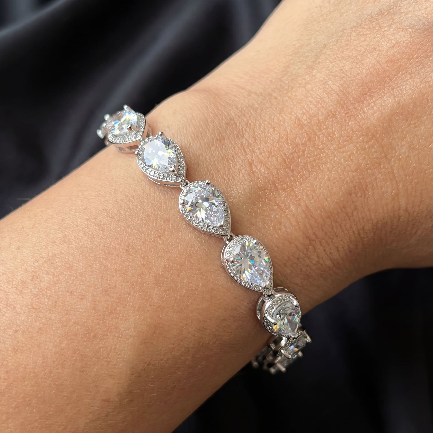 ICED OUT "CRYING TEAR" ARMBAND - ICERAIN JEWELRY