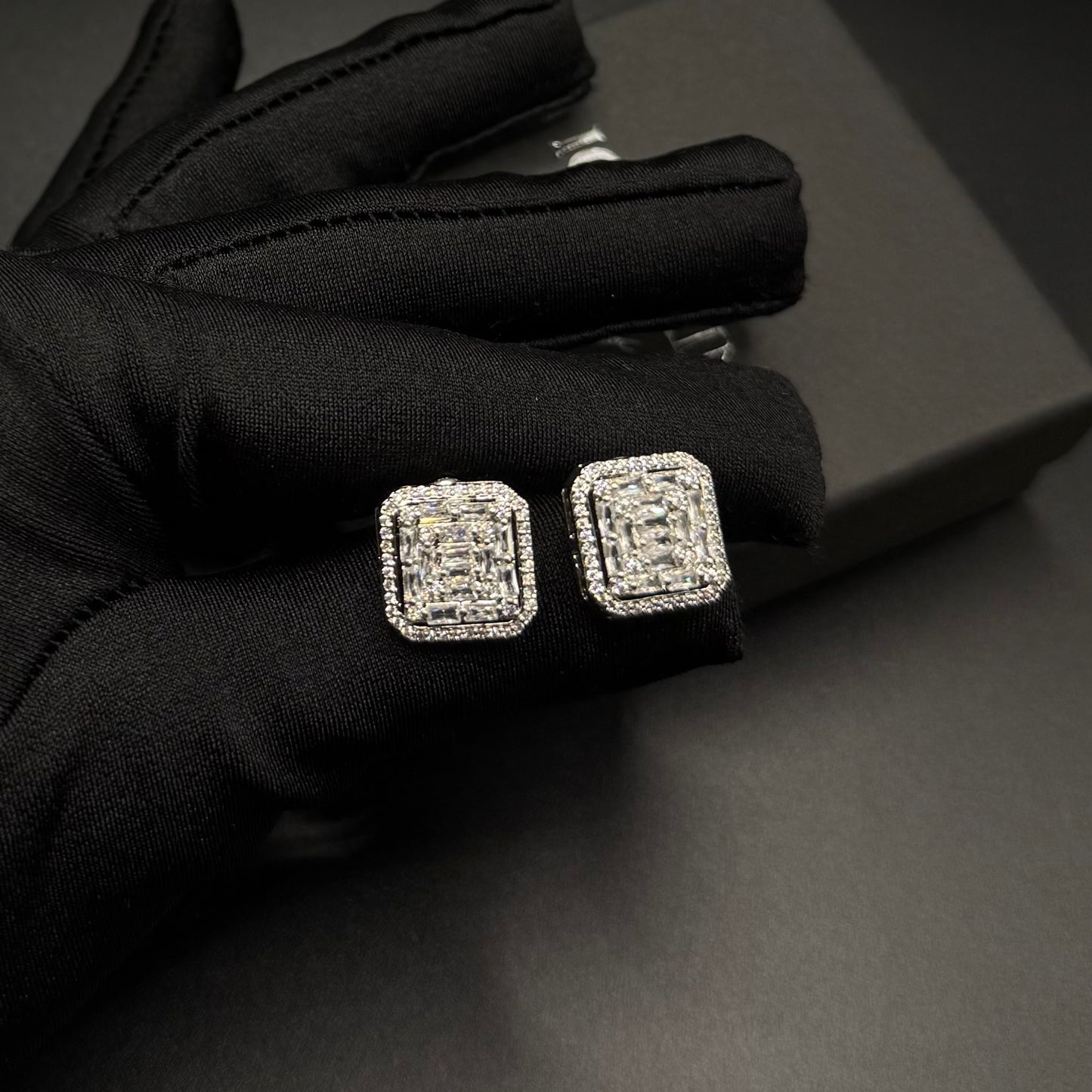 ICED OUT "SILVER PHANTASTICO" OHRRINGE - ICERAIN JEWELRY