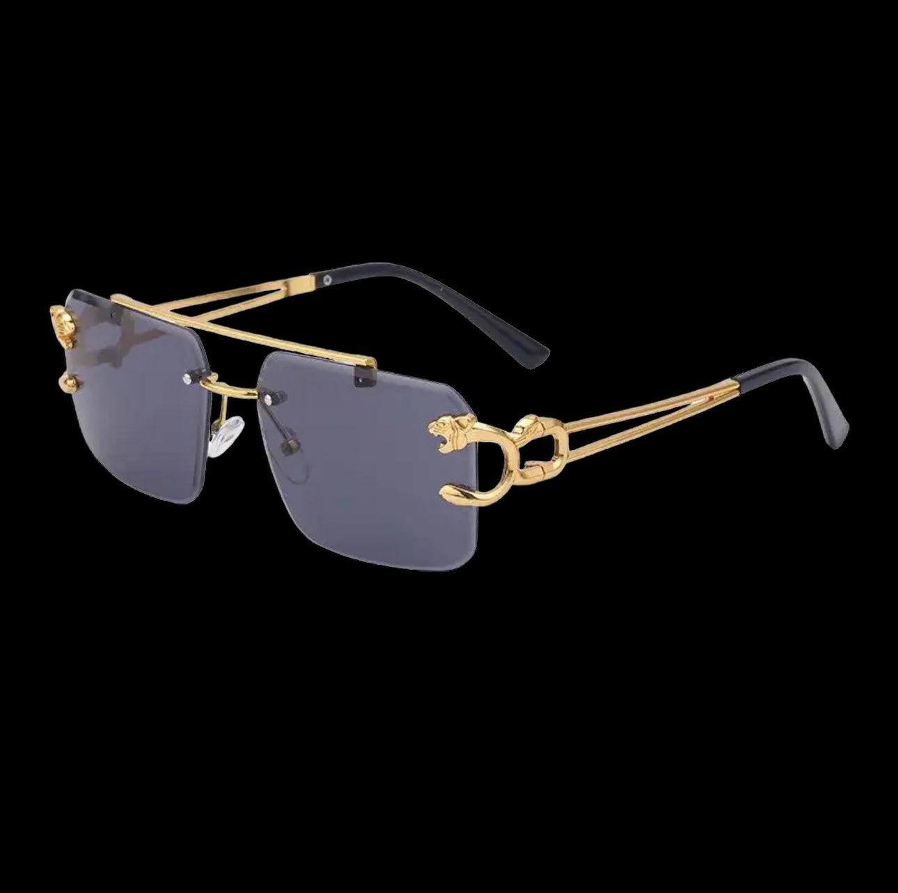 Luxus Edelstahl "Leopardo" Sonnenbrille