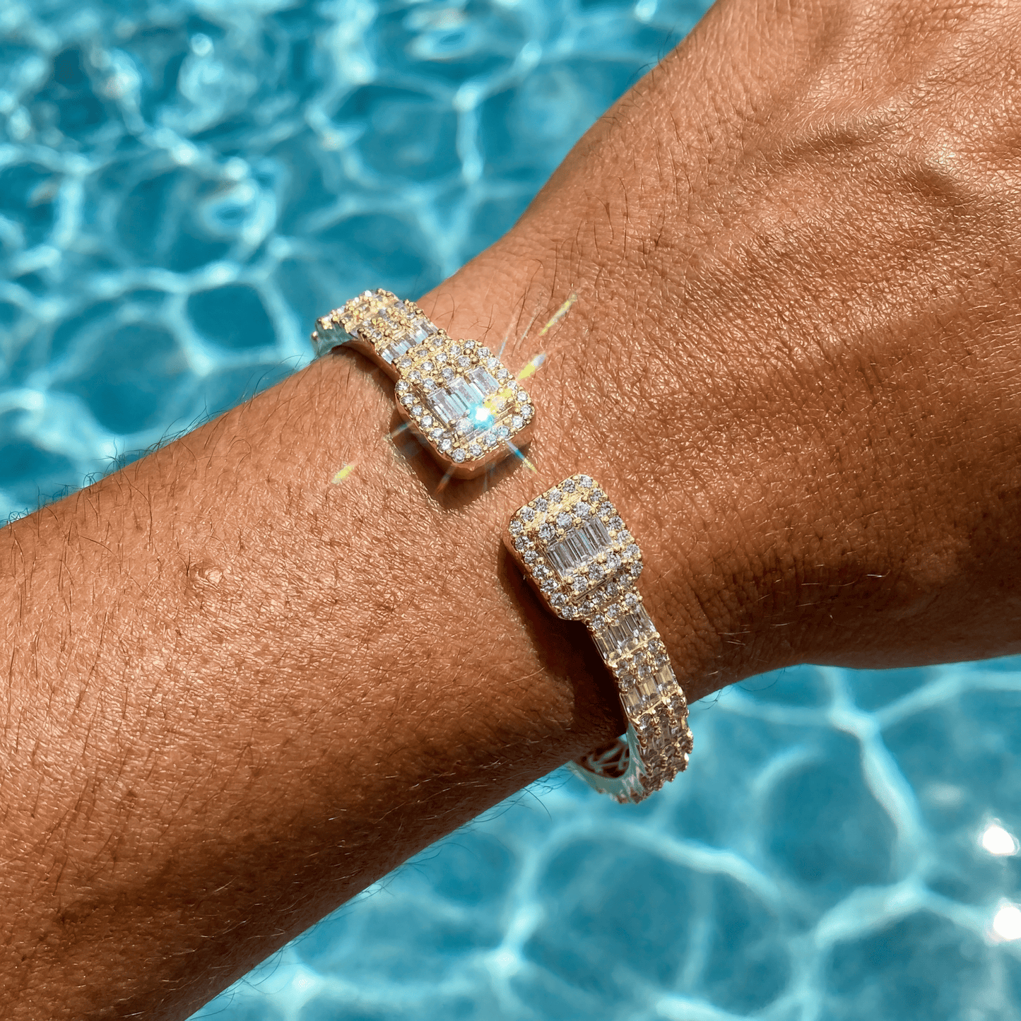 ICED OUT "SQUARE V2" ARMREIF - ICERAIN JEWELRY