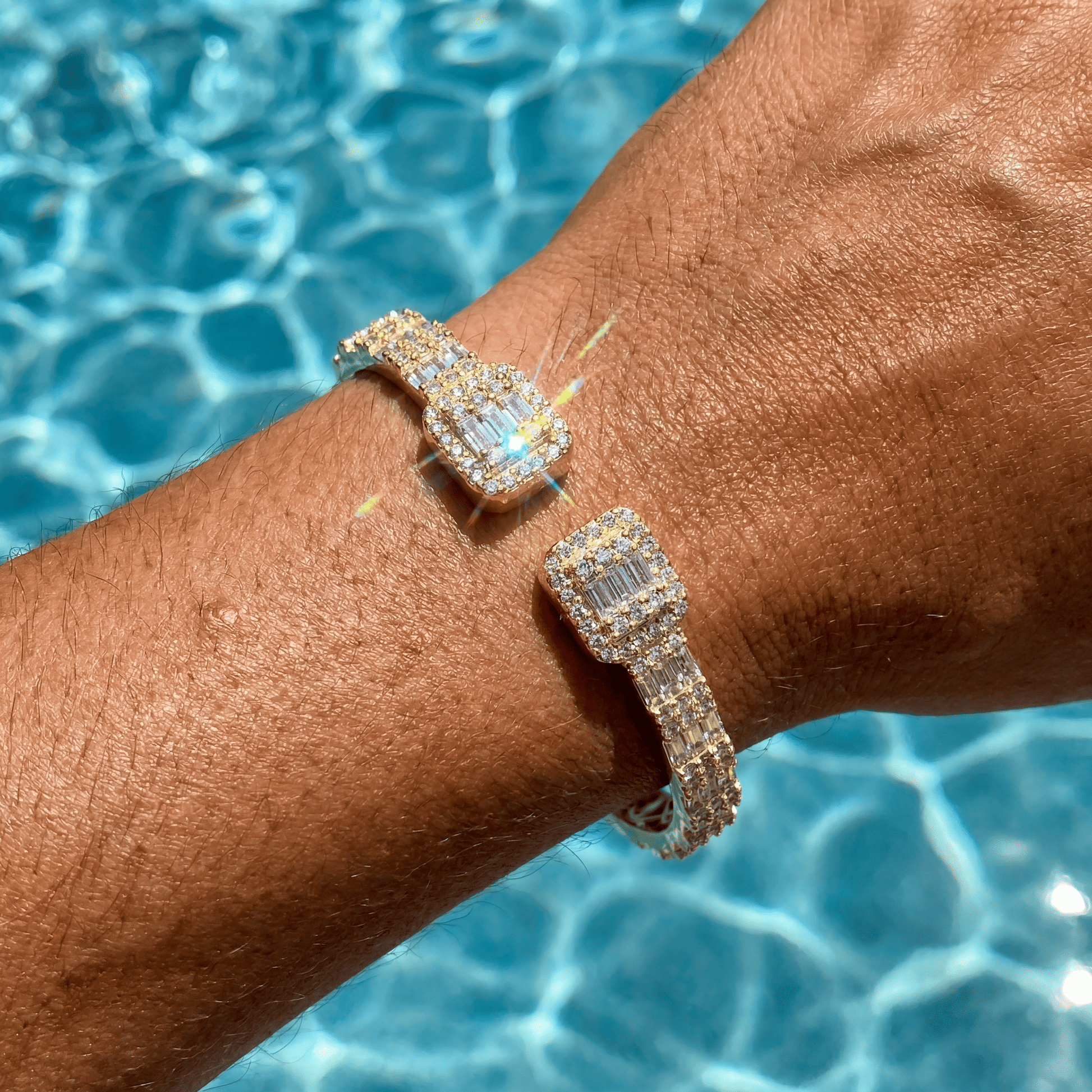 ICED OUT "SQUARE V2" ARMREIF - ICERAIN JEWELRY