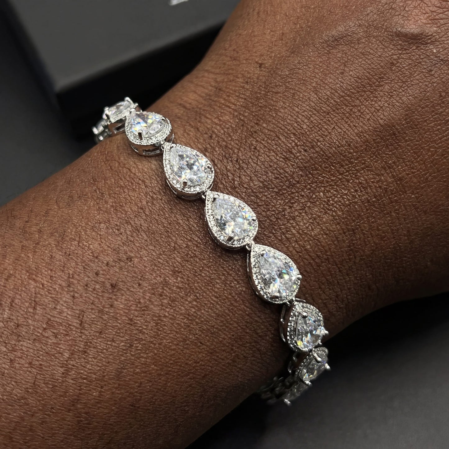 ICED OUT "CRYING TEAR" ARMBAND - ICERAIN JEWELRY