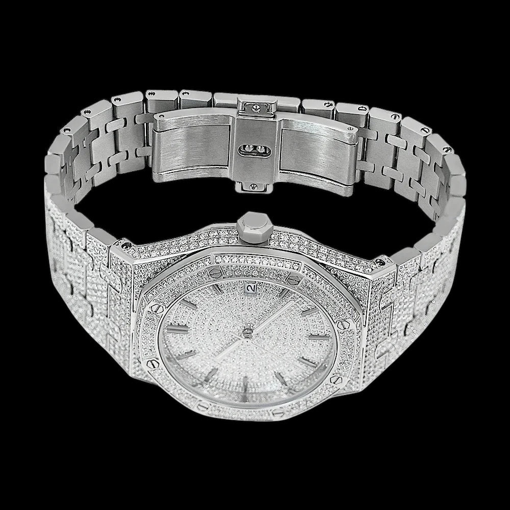 ICED OUT 42MM MOISSANITE "APOSTEL" UHR