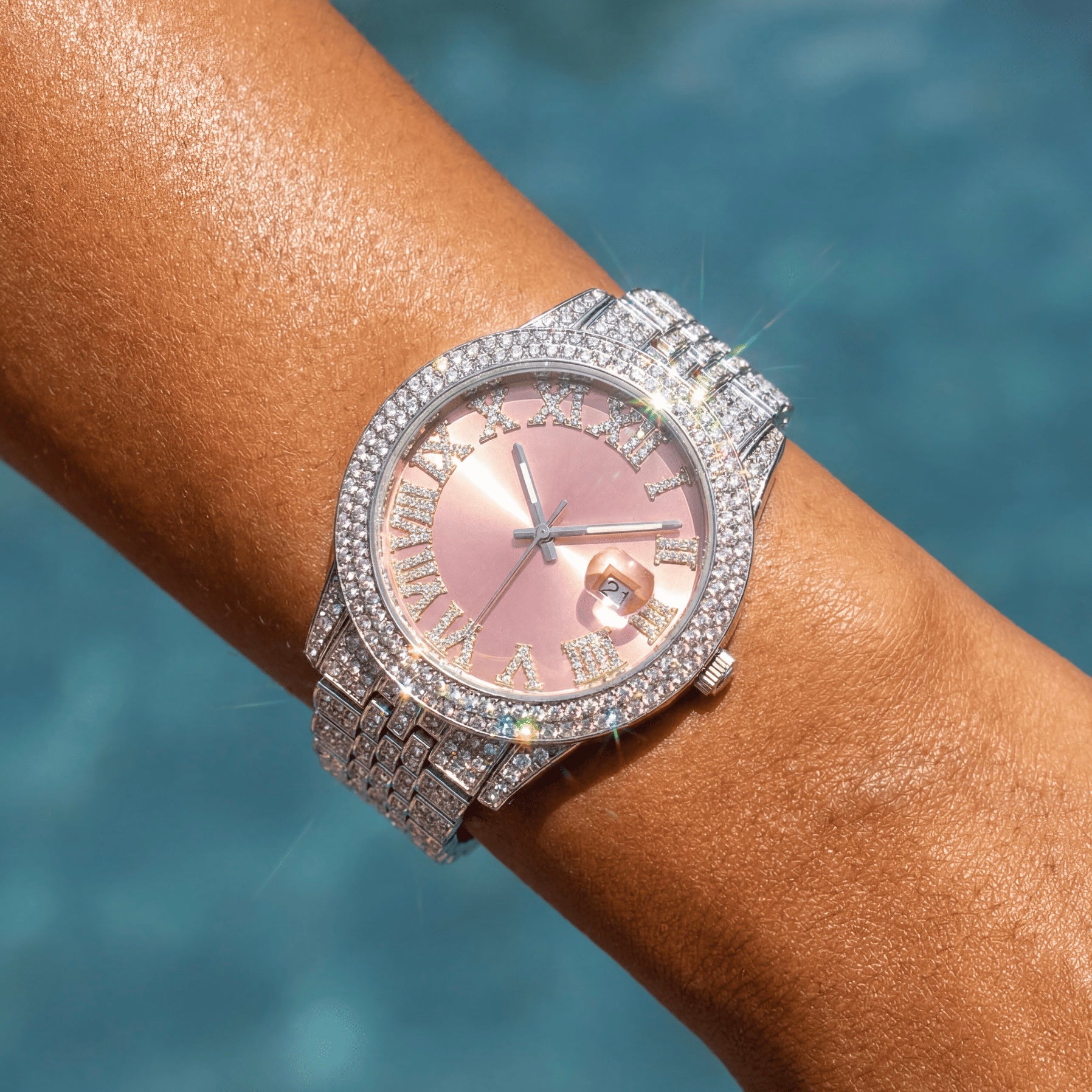 ICED OUT "REGINA" UHR - ICERAIN JEWELRY