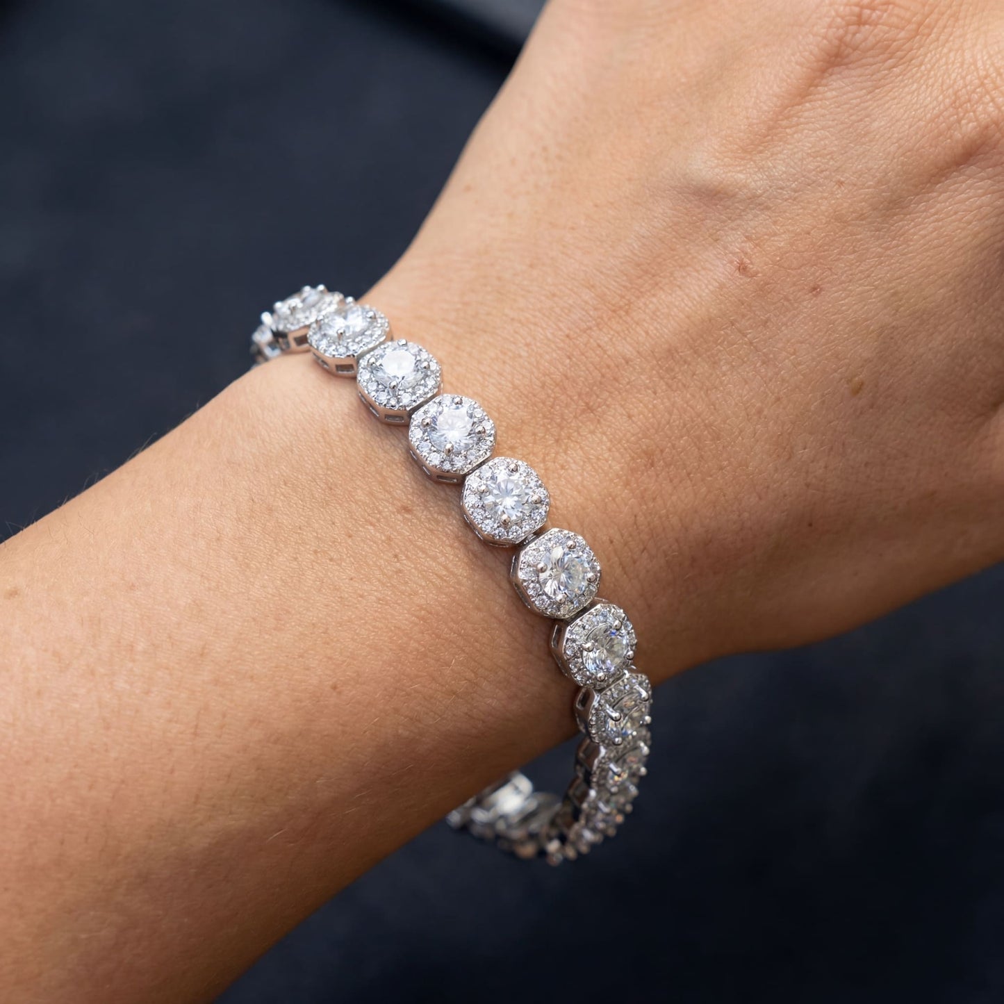 ICED OUT 8MM "CHARM" ARMBAND - ICERAIN JEWELRY