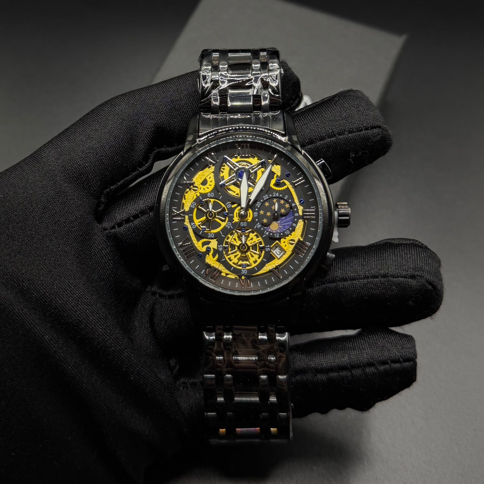 EDELSTAHL "FUTURISMA" UHR - ICERAIN JEWELRY