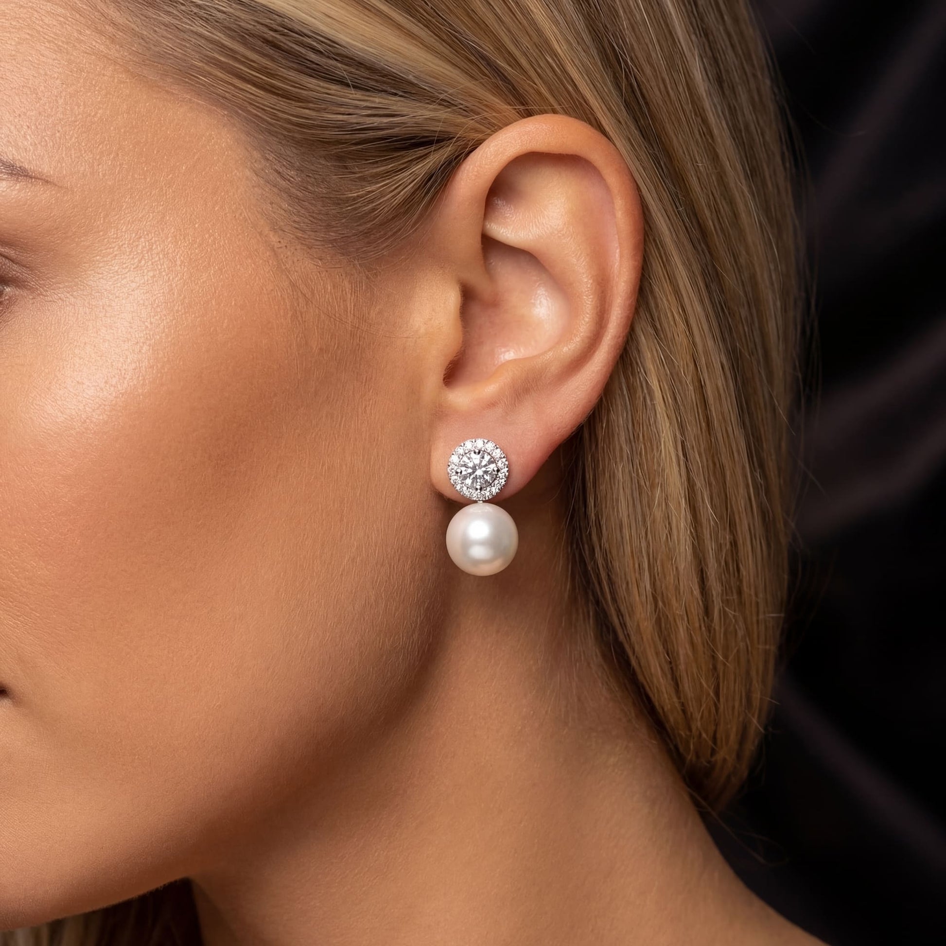 ICED OUT "ICEPEARL" OHRRINGE - ICERAIN JEWELRY