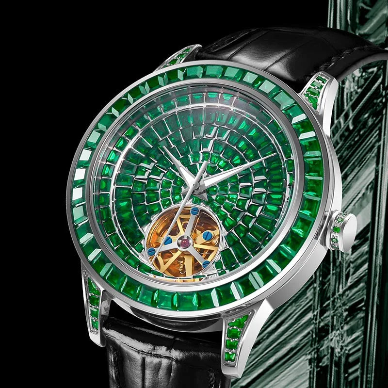 ICED OUT AUTOMATIK "FACE" UHR - ICERAIN JEWELRY