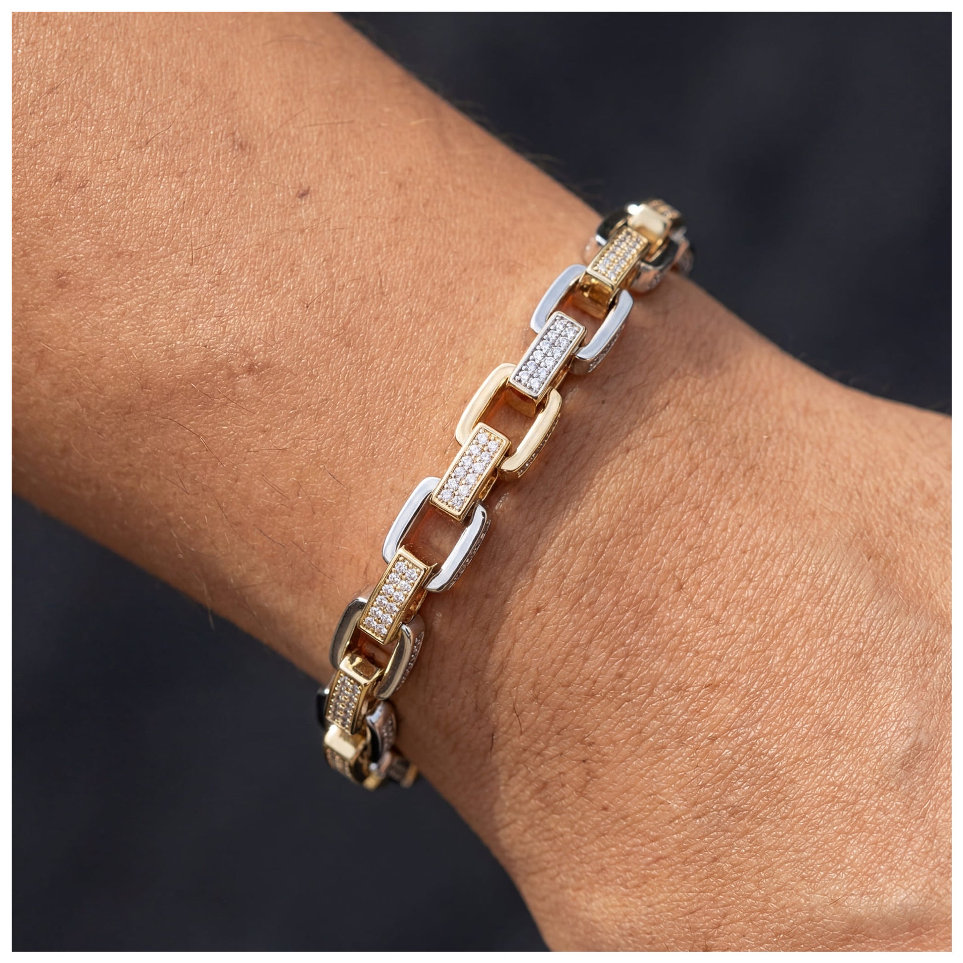 ICED OUT 8MM "ICEBOX" ARMBAND - ICERAIN JEWELRY