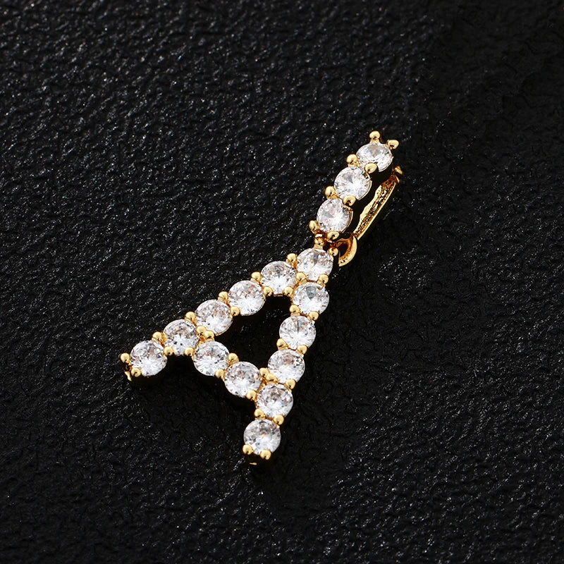 PERSONALISIERTER ICED OUT ANFANGSBUCHSTABE "SI" CHARM - ICERAIN JEWELRY