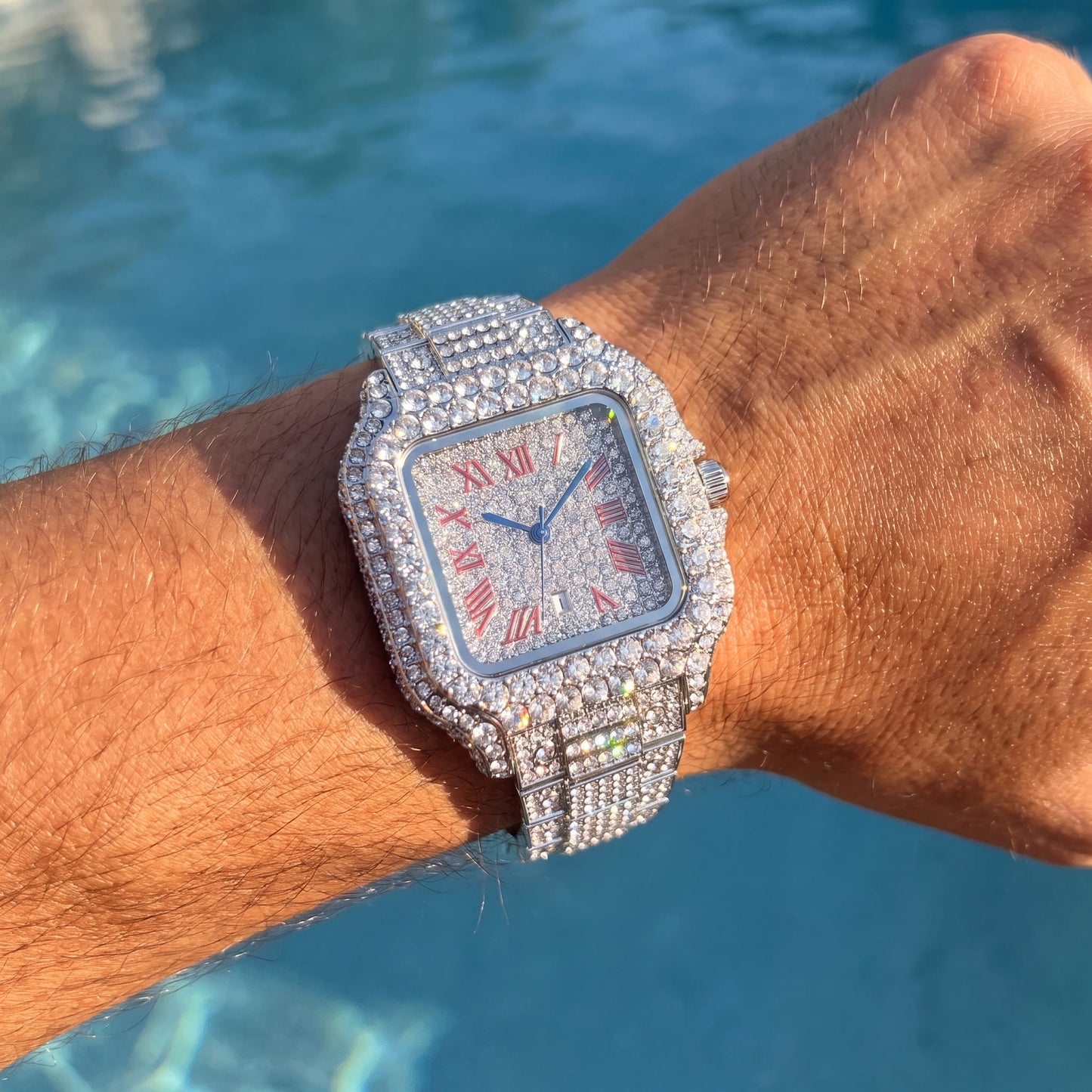 ICED OUT "PIAZZA V6" UHR