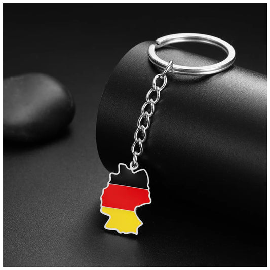 EDELSTAHL "GERMANY" SCHLÜSSELANHÄNGER - ICERAIN JEWELRY