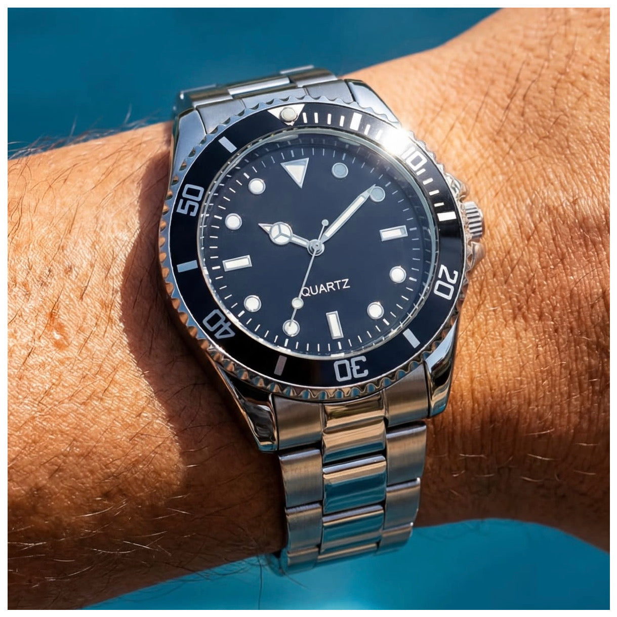 EDELSTAHL "RATELLI" UHR - ICERAIN JEWELRY