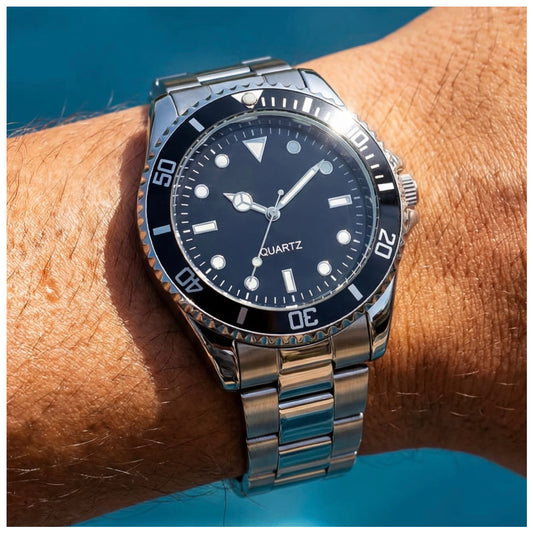 EDELSTAHL "RATELLI" UHR - ICERAIN JEWELRY