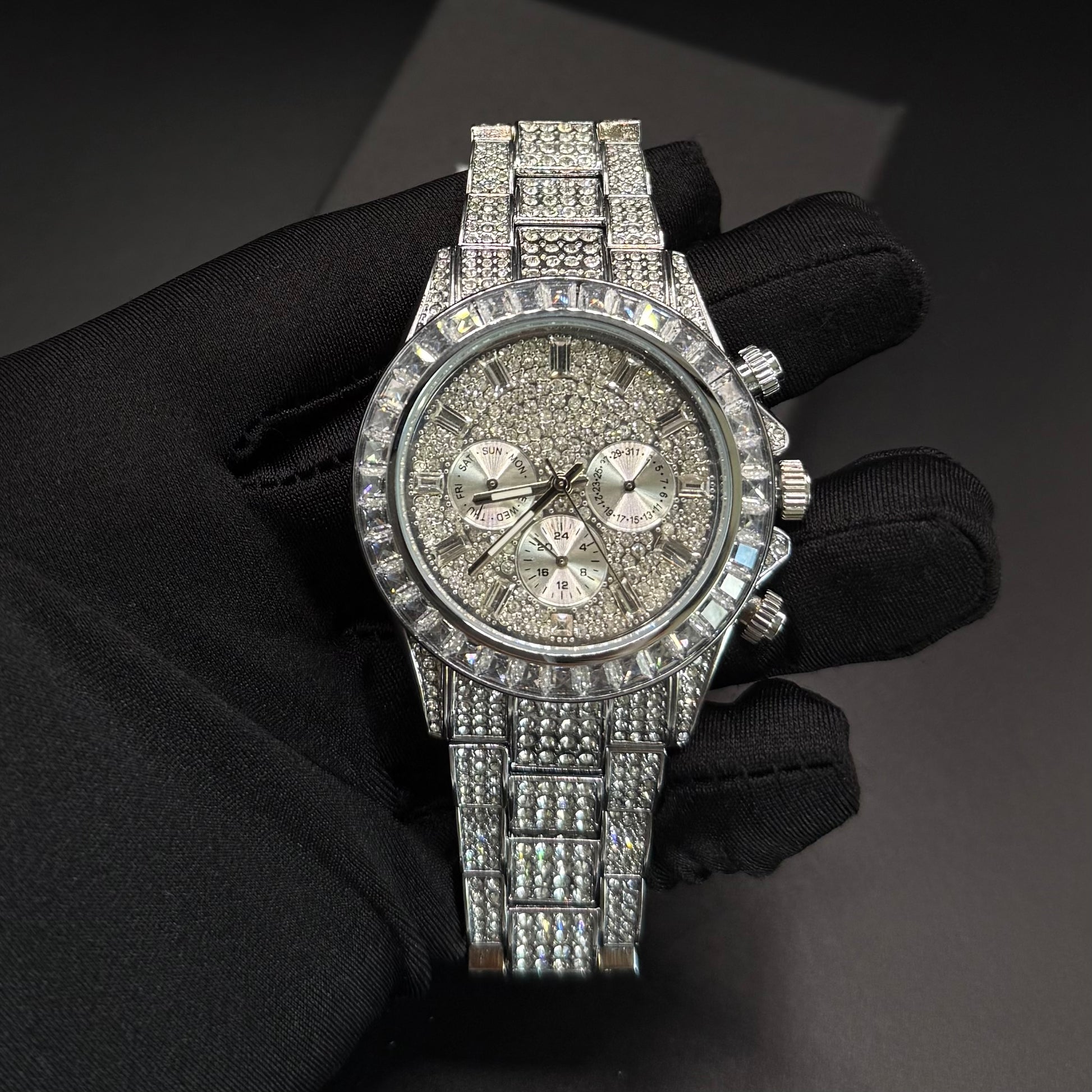 ICED OUT "SOLLINI V3" UHR - ICERAIN JEWELRY