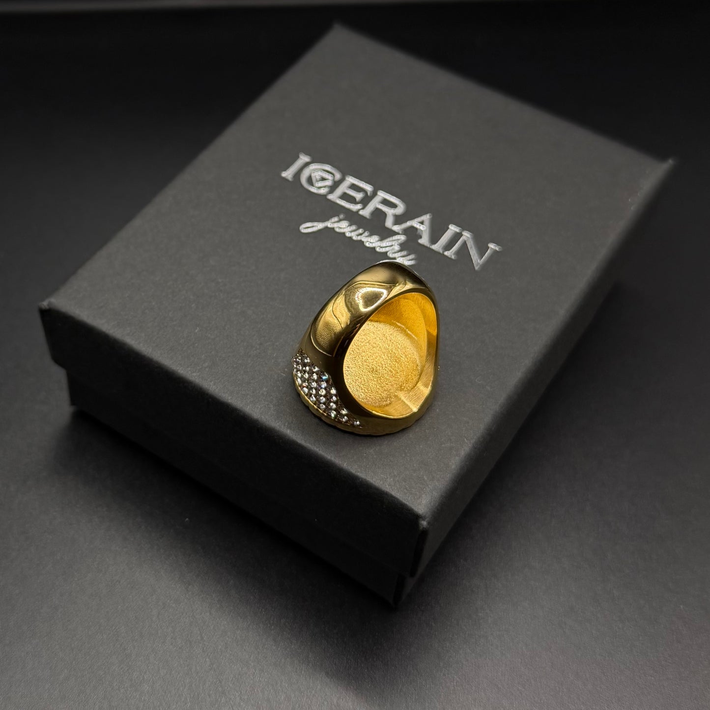 ICED OUT "DOLLAR" RING - ICERAIN JEWELRY