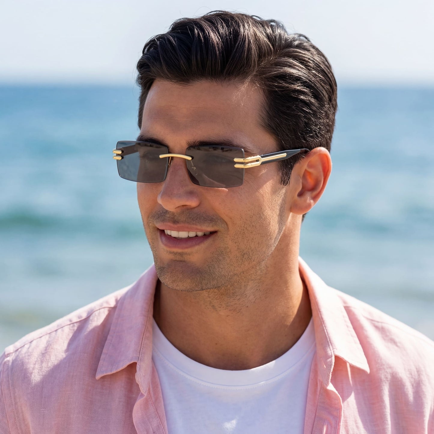 EDELSTAHL "SOMBRANO" SONNENBRILLE - ICERAIN JEWELRY