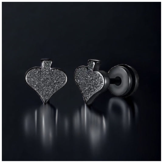 EDELSTAHL "BLACK PIK" OHRRINGE - ICERAIN JEWELRY