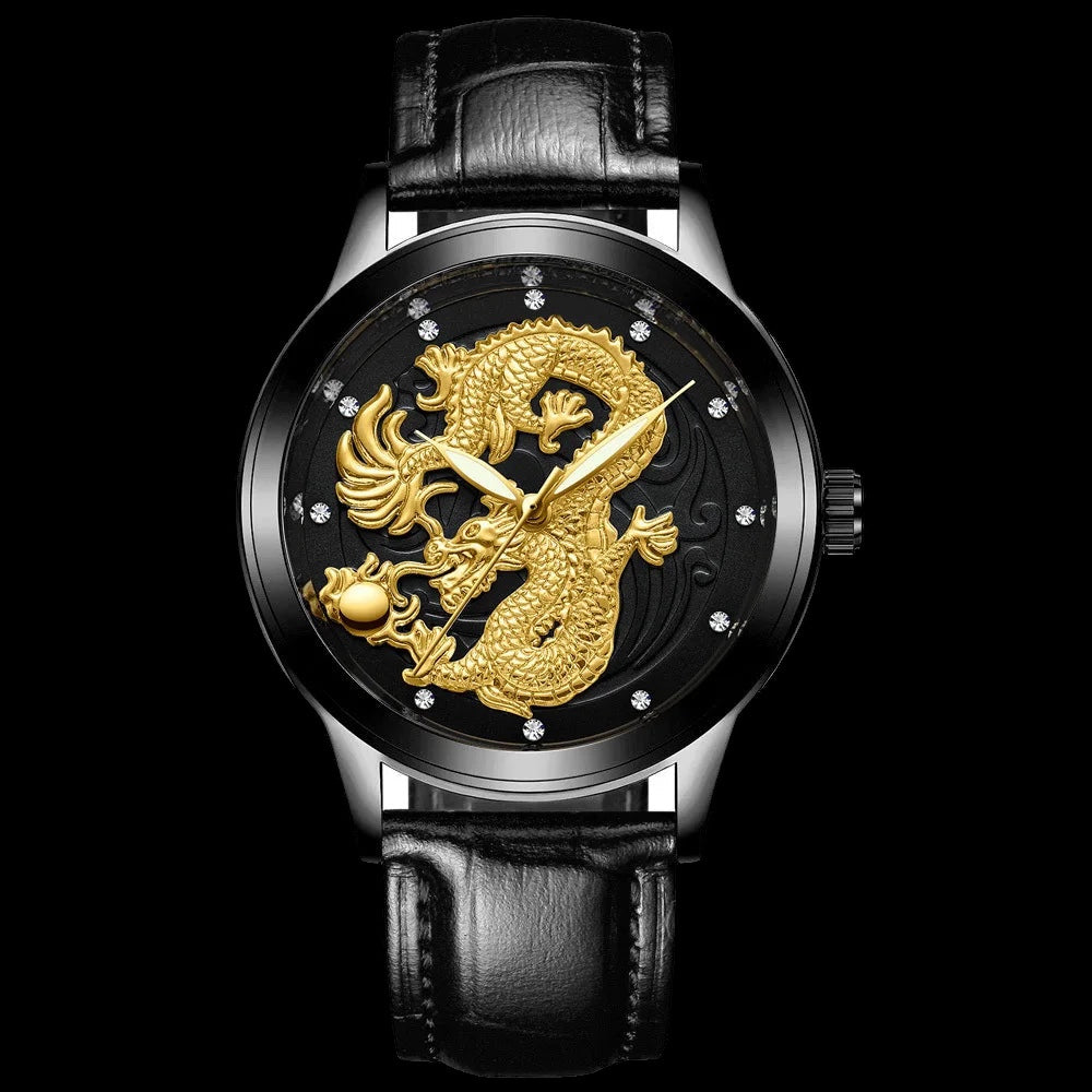 Luxus Designer Edelstahl "Dragomir" Uhr