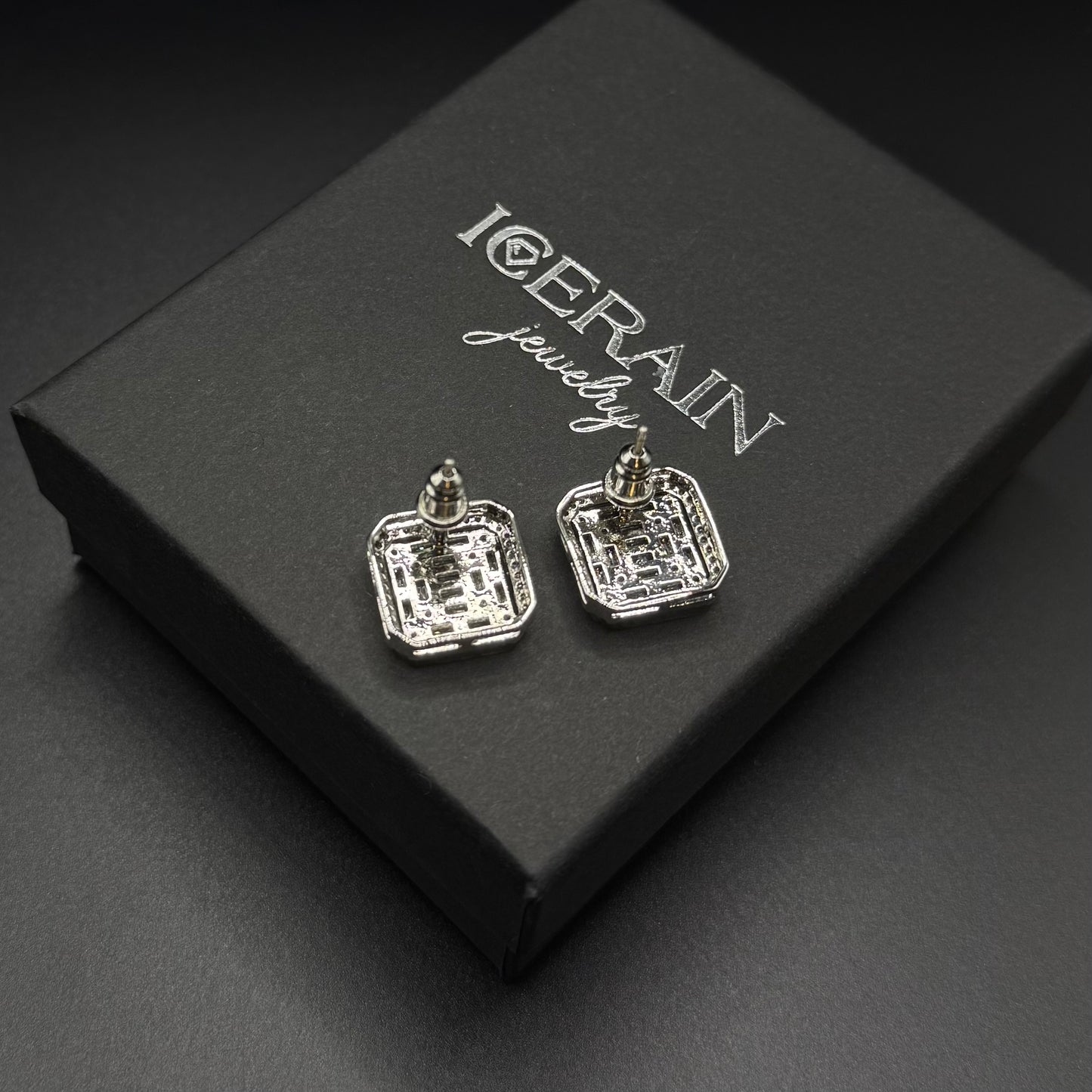 ICED OUT "SILVER PHANTASTICO" OHRRINGE - ICERAIN JEWELRY