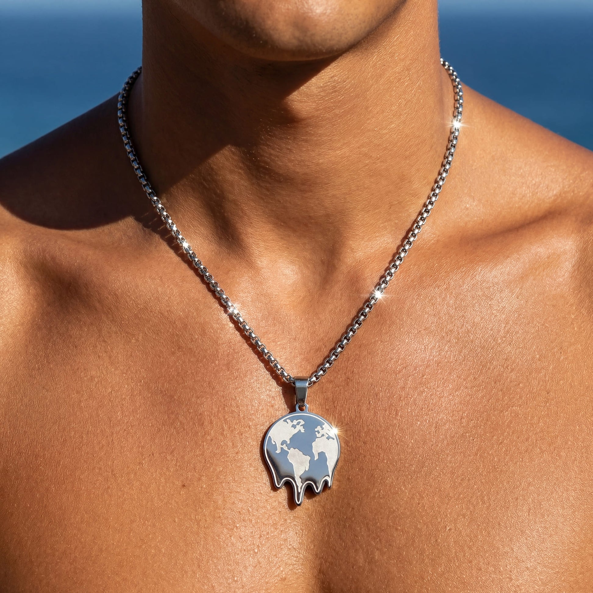 EDELSTAHL "WORLD 999" KETTE - ICERAIN JEWELRY