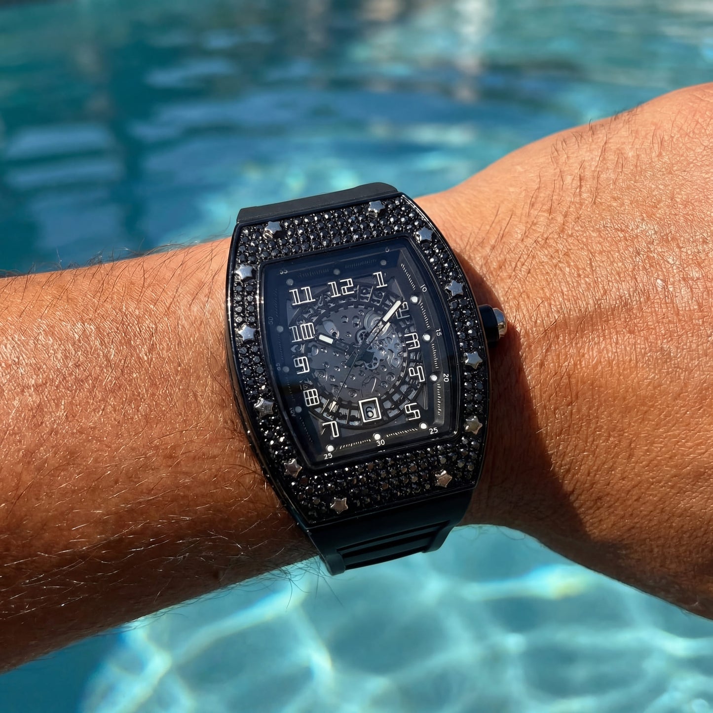 ICED OUT "SCARAPONE" UHR - ICERAIN JEWELRY