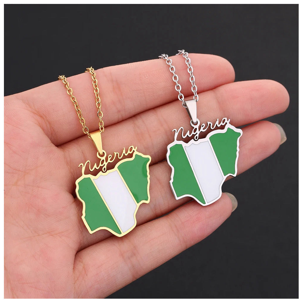 EDELSTAHL "NIGERIA V2" LÄNDERKETTE - ICERAIN JEWELRY