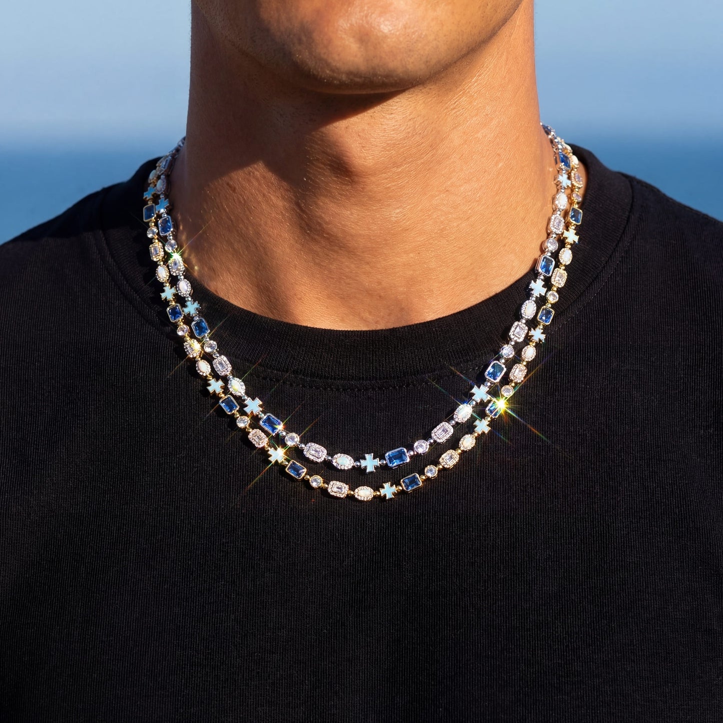 ICED OUT 6MM "SILVER CHOKER V2" KETTE - ICERAIN JEWELRY