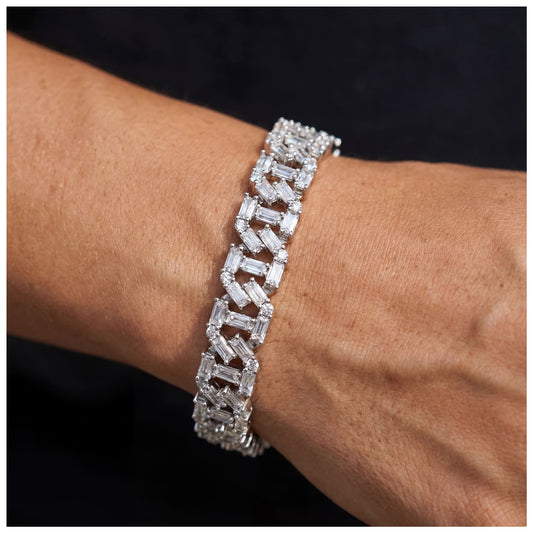 ICED OUT 10MM "STEZZA CUBAN" ARMBAND - ICERAIN JEWELRY