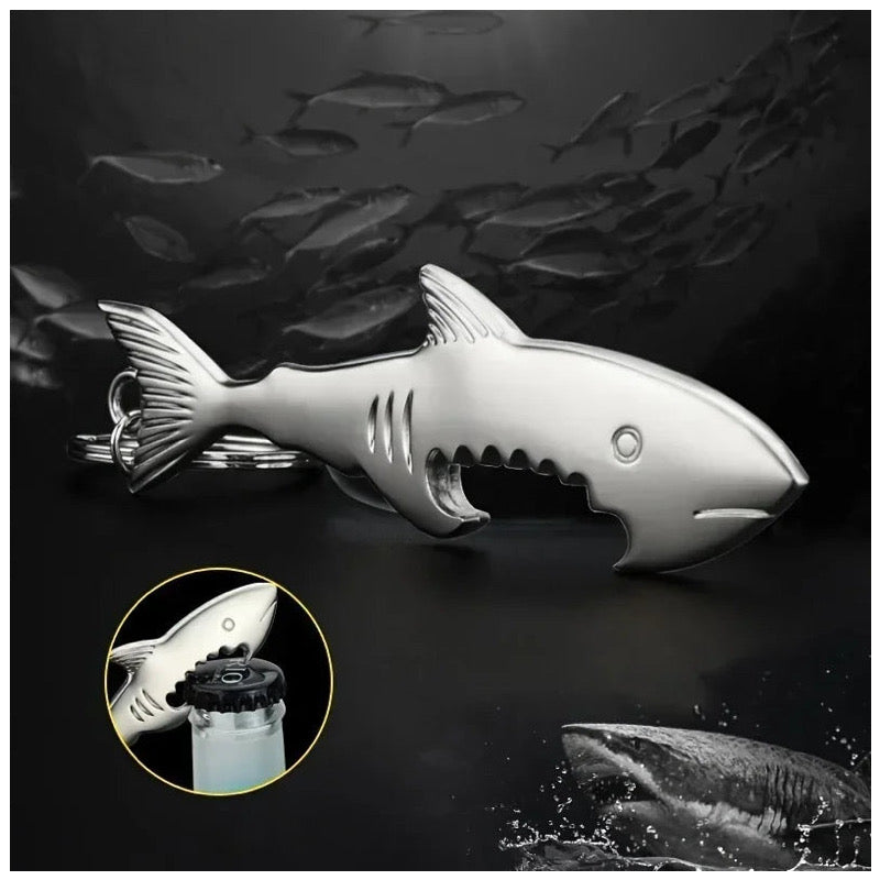 EDELSTAHL "SHARK" SCHLÜSSELANHÄNGER - ICERAIN JEWELRY