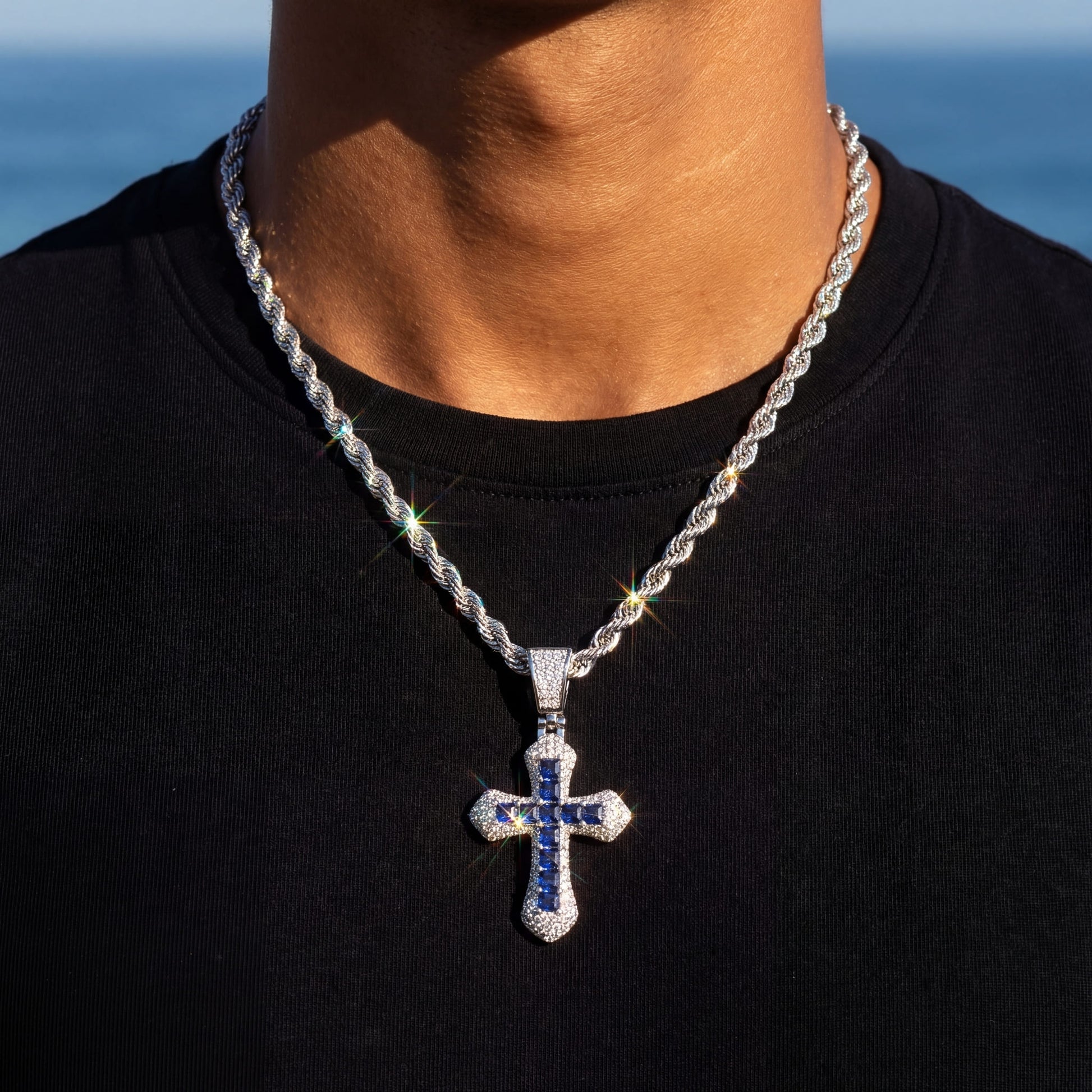 ICED OUT "CROSS" KETTE - ICERAIN JEWELRY