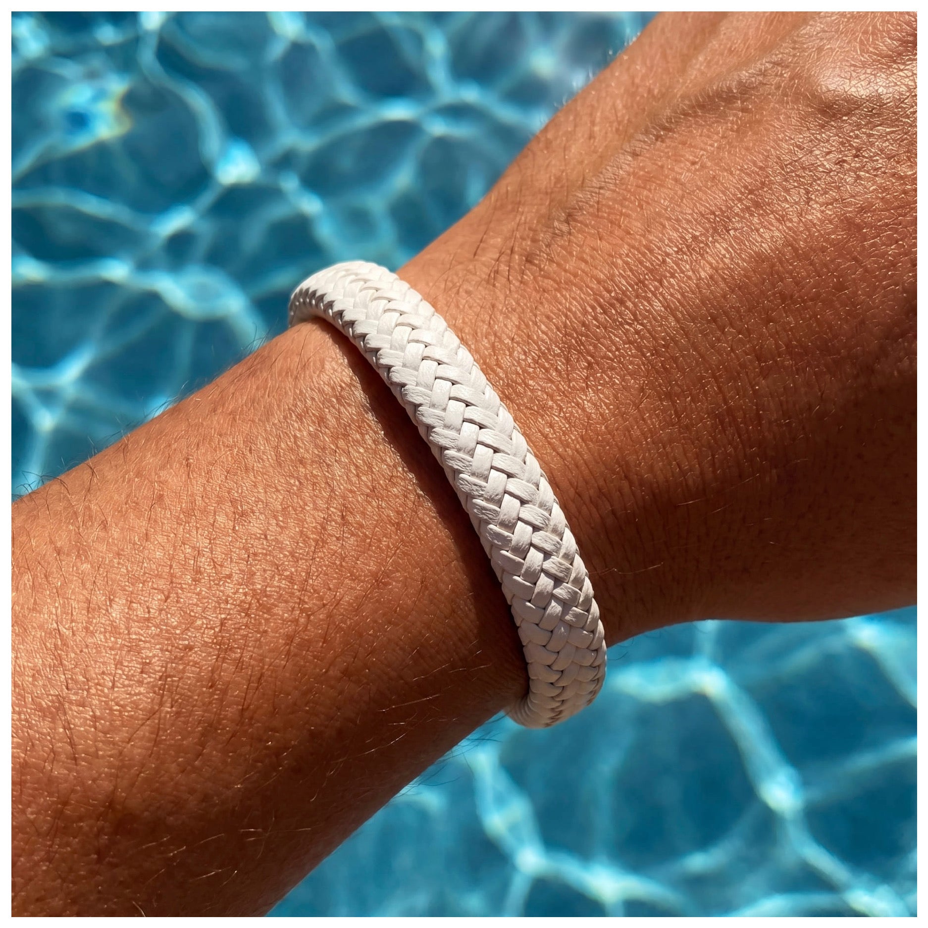 LEDER "WHITONOS" ARMBAND - ICERAIN JEWELRY