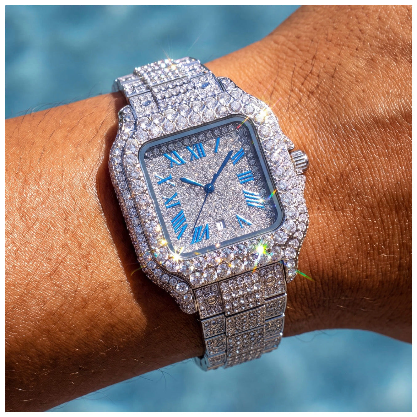 ICED OUT "PIAZZA V6" UHR