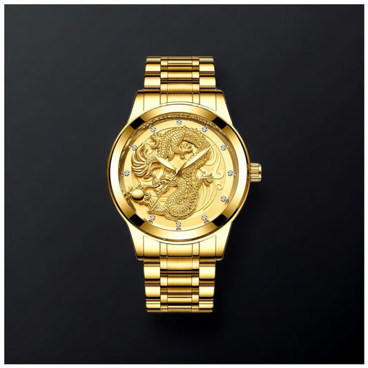 EDELSTAHL "DRAGOMIR" UHR - ICERAIN JEWELRY