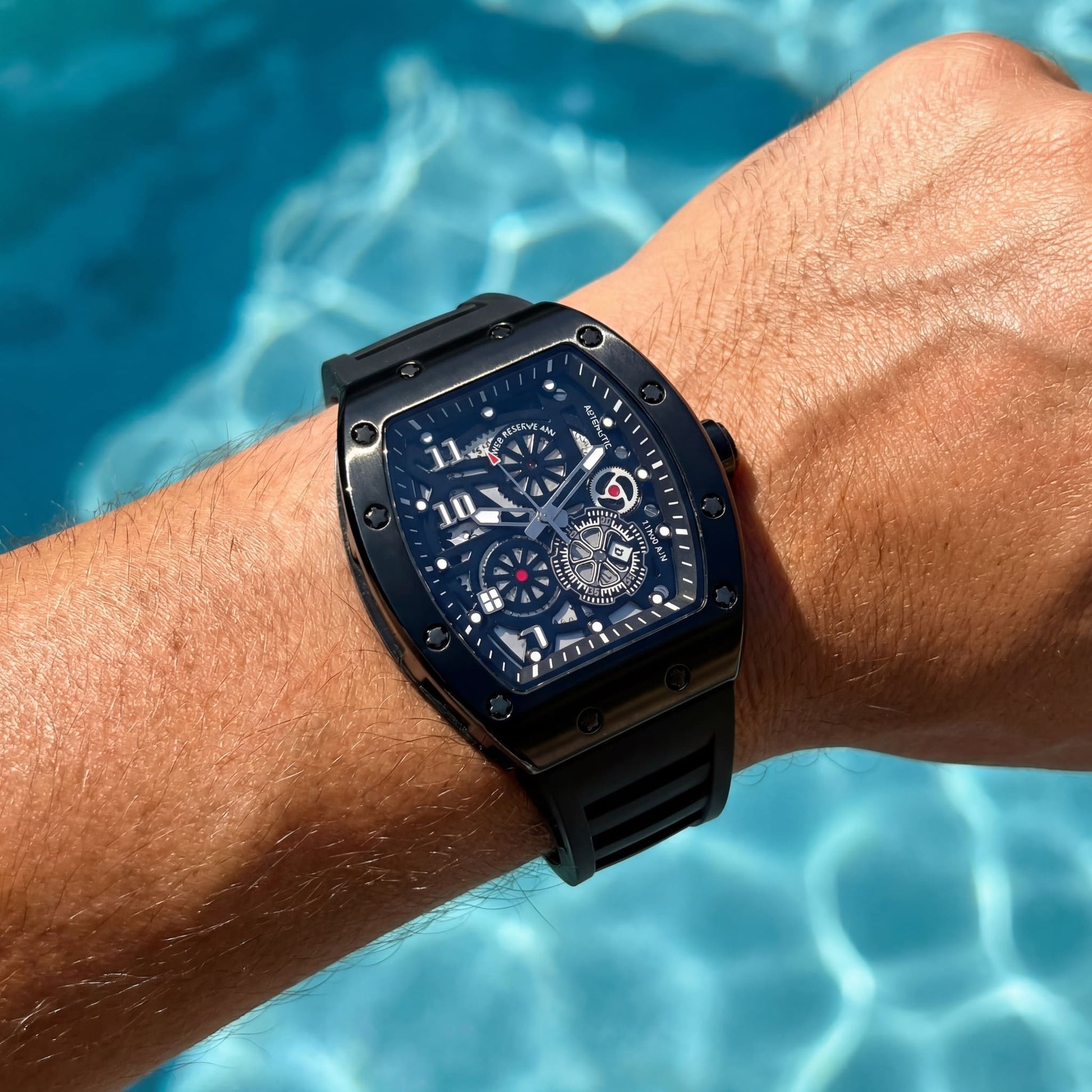 EDELSTAHL AUTOMATIK "WARRIOR" UHR - ICERAIN JEWELRY