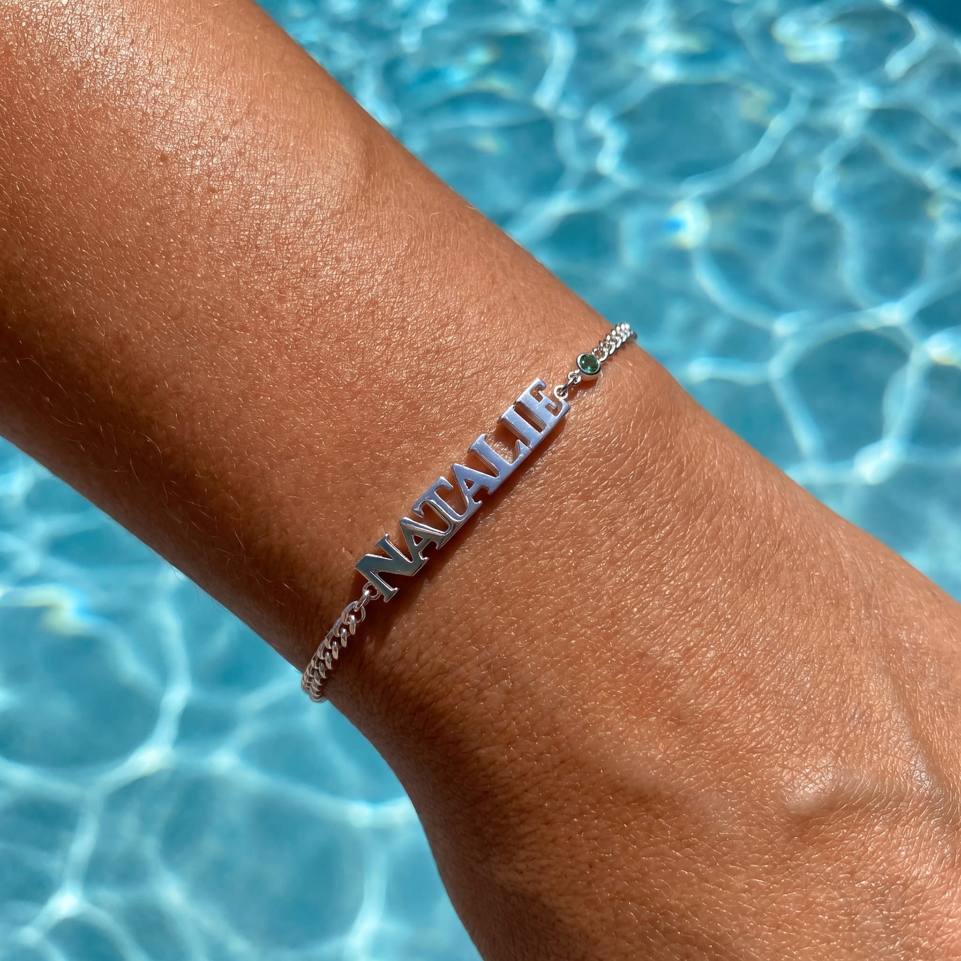 PERSONALISIERTES EDELSTAHL "LELOR" ARMBAND - ICERAIN JEWELRY