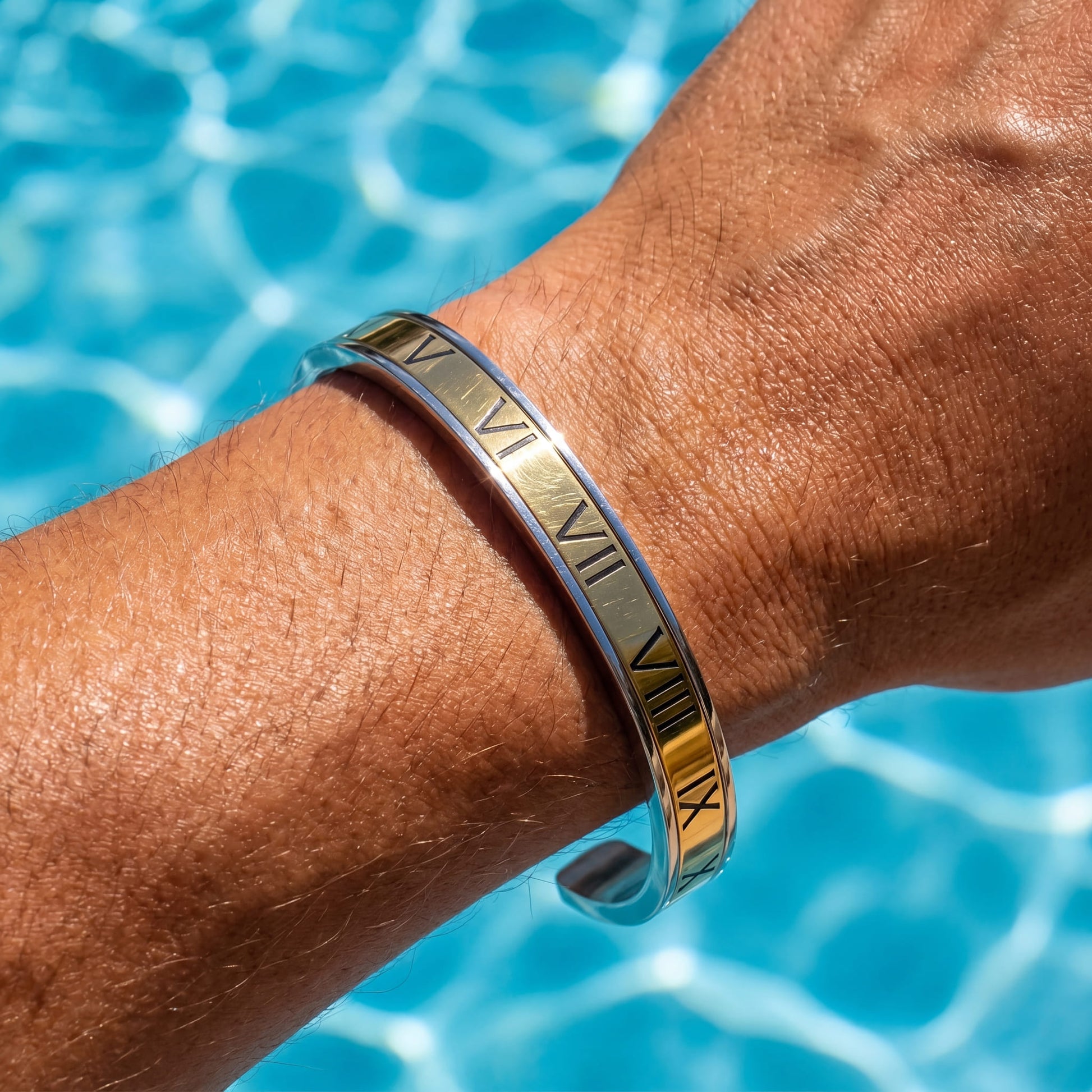 EDELSTAHL "ROMA" ARMREIF - ICERAIN JEWELRY