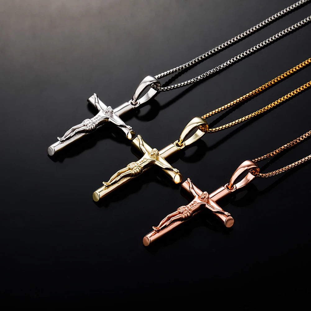 925S SILVER "JESUS" KETTE - ICERAIN JEWELRY