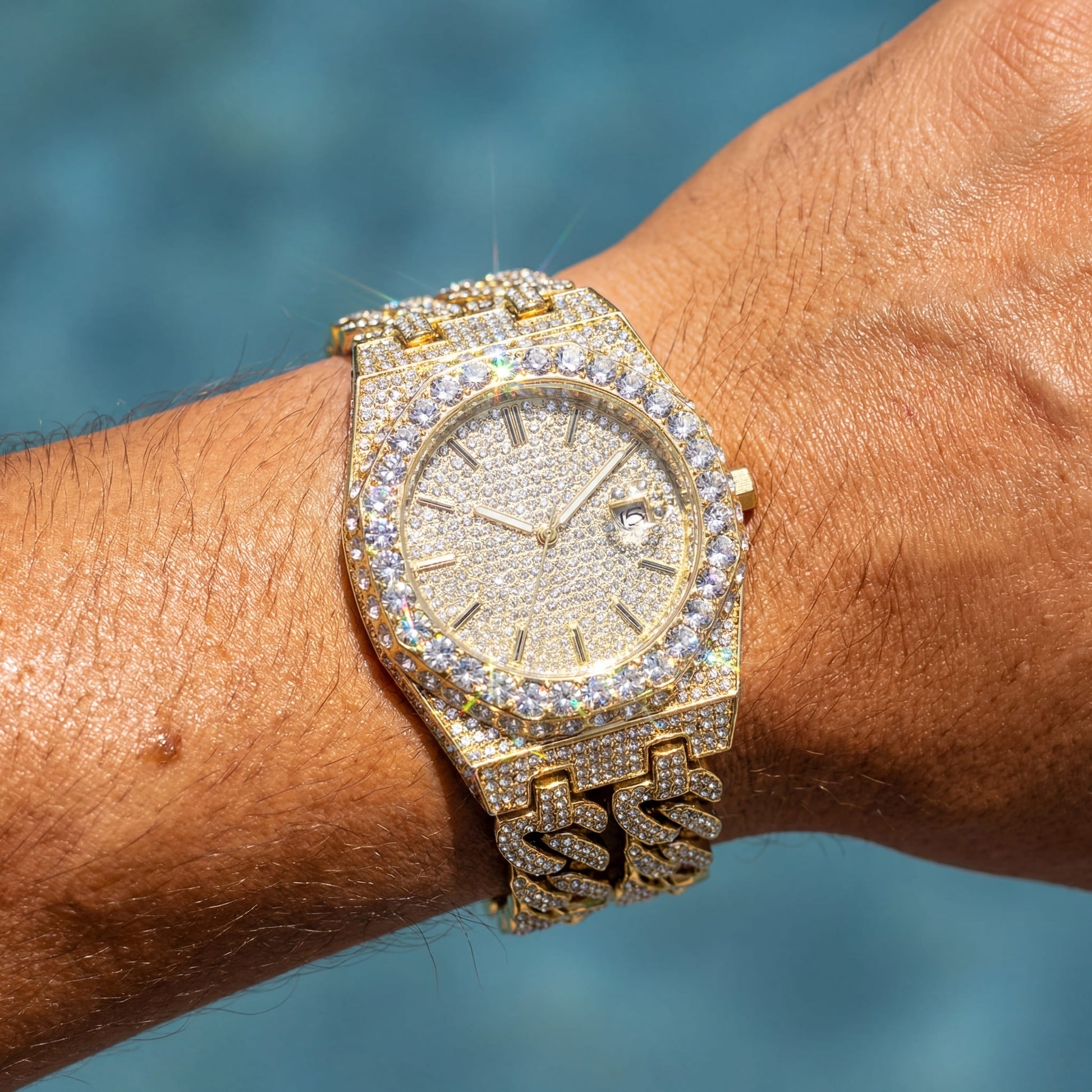 ICED OUT "APOSTEL V2" UHR - ICERAIN JEWELRY