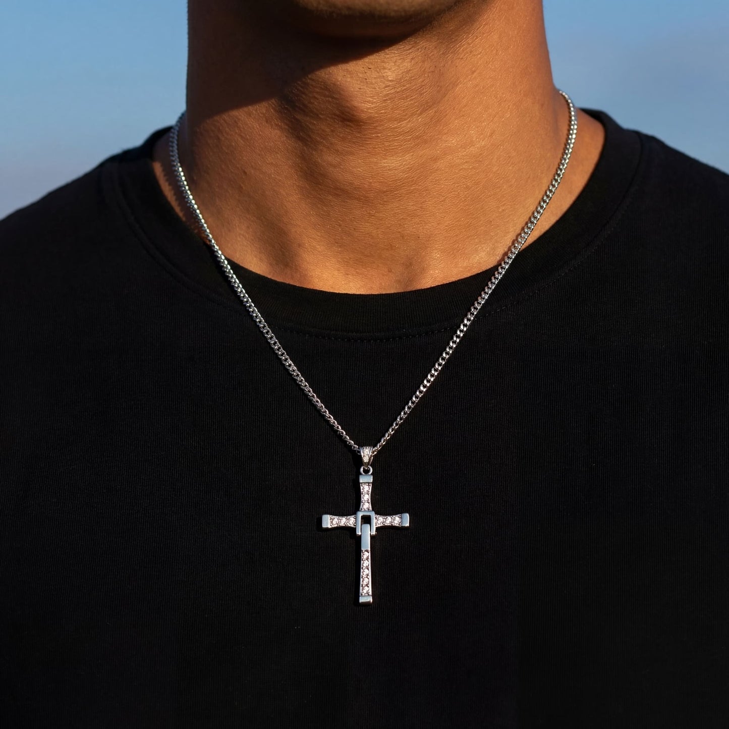 ICED OUT "TORETTO CROSS" KETTE - ICERAIN JEWELRY