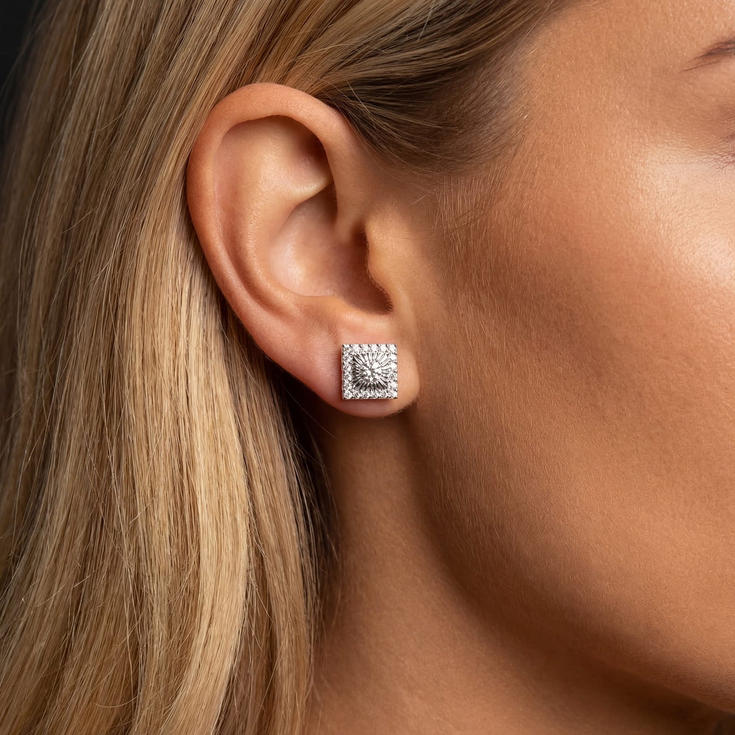 ICED OUT "SUNNY STEP" OHRRINGE - ICERAIN JEWELRY