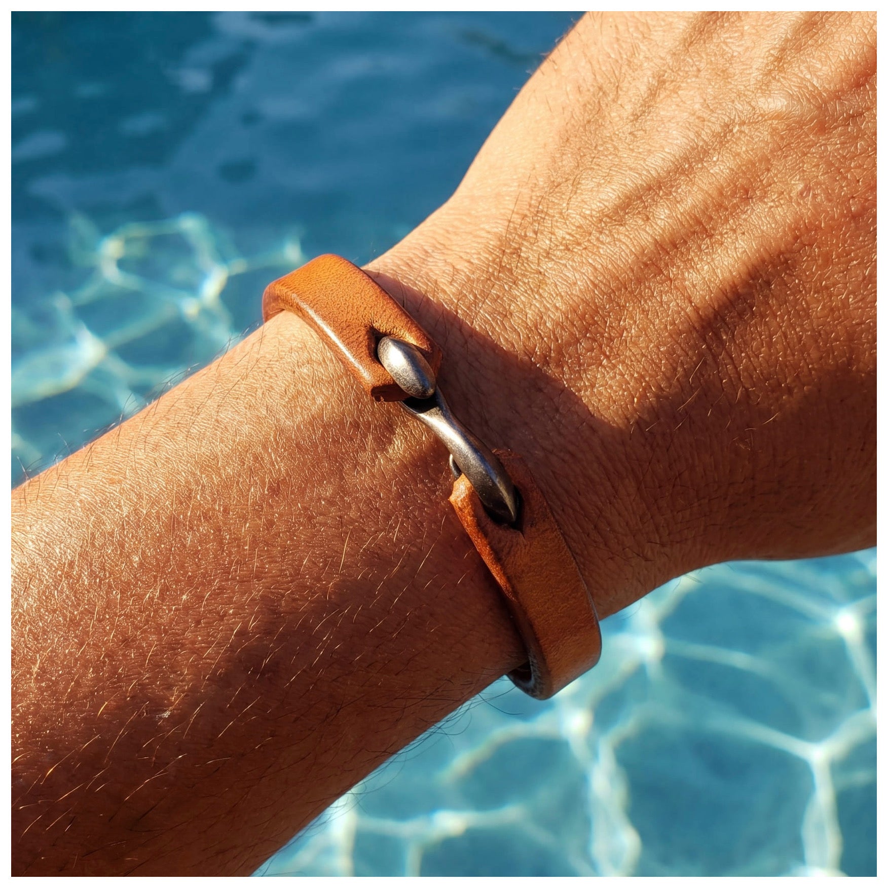 LEDER "MANSHAT" ARMBAND - ICERAIN JEWELRY